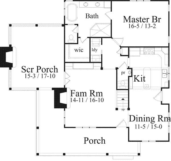 main floor house blueprint