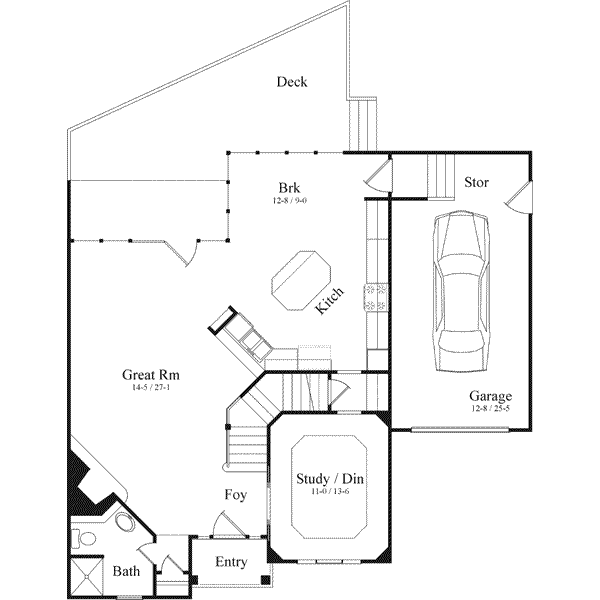 main floor house blueprint