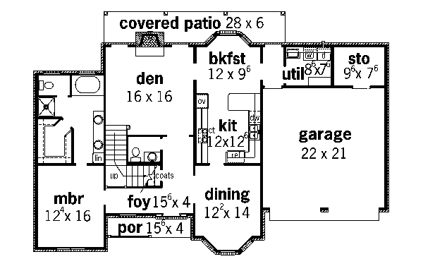 main floor house blueprint