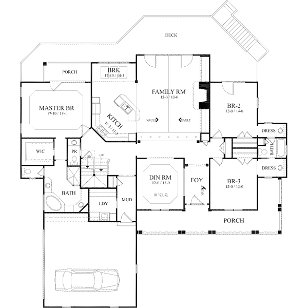 main floor house blueprint