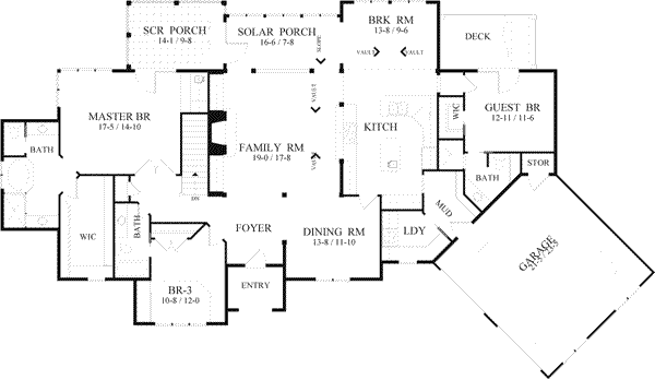 main floor house blueprint