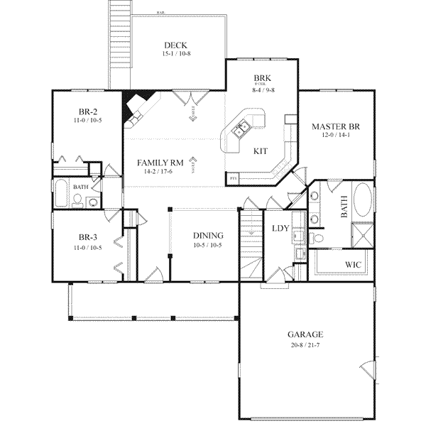 main floor house blueprint