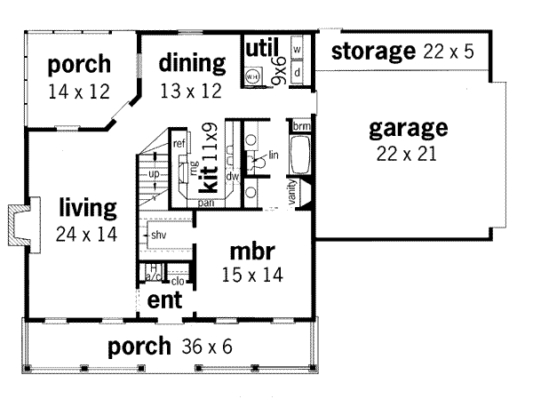 main floor house blueprint