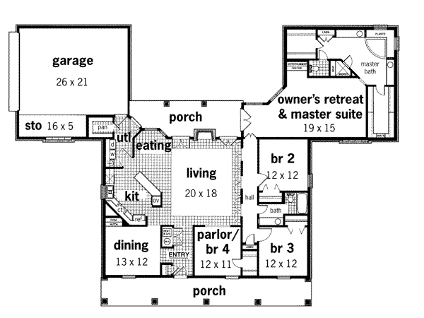 main floor house blueprint