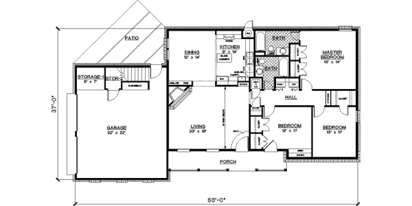main floor house blueprint
