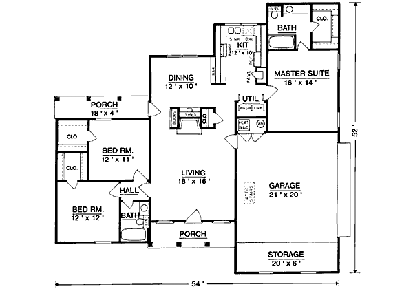 main floor house blueprint