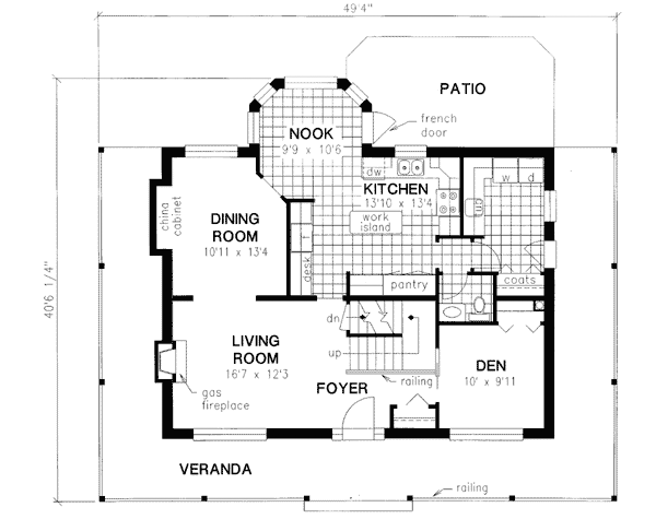 main floor house blueprint