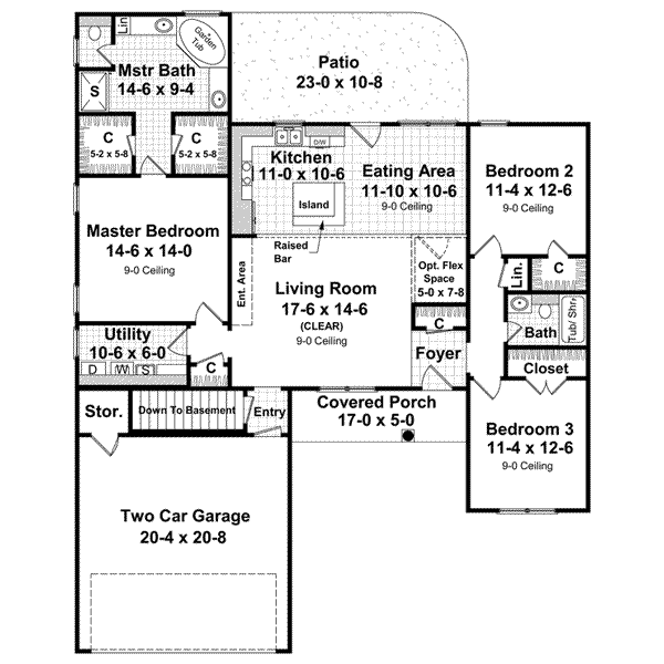 main floor house blueprint
