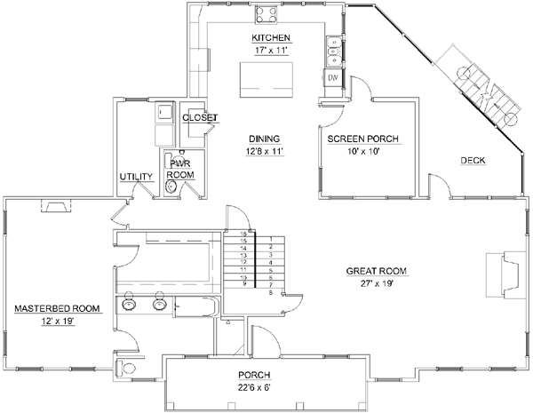 main floor house blueprint