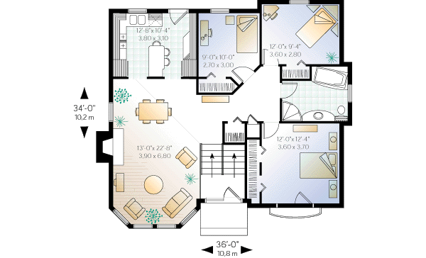 main floor house blueprint