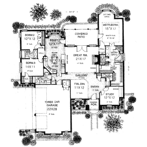 main floor house blueprint