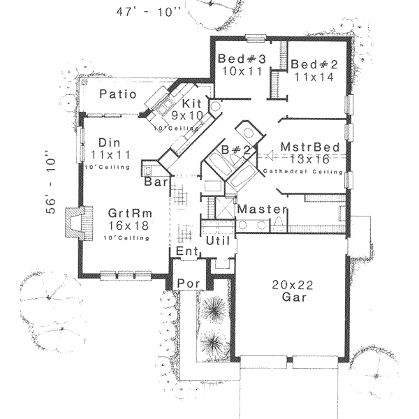 main floor house blueprint