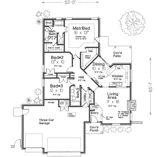 main floor house blueprint