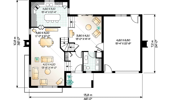 main floor house blueprint