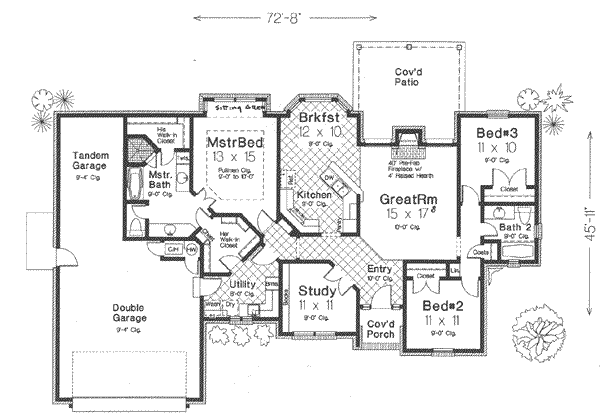 main floor house blueprint