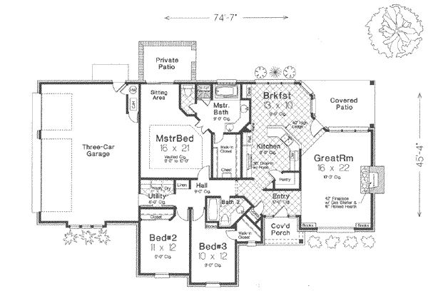 main floor house blueprint