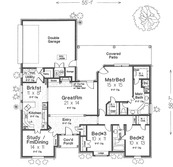 main floor house blueprint