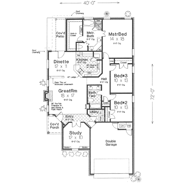 main floor house blueprint