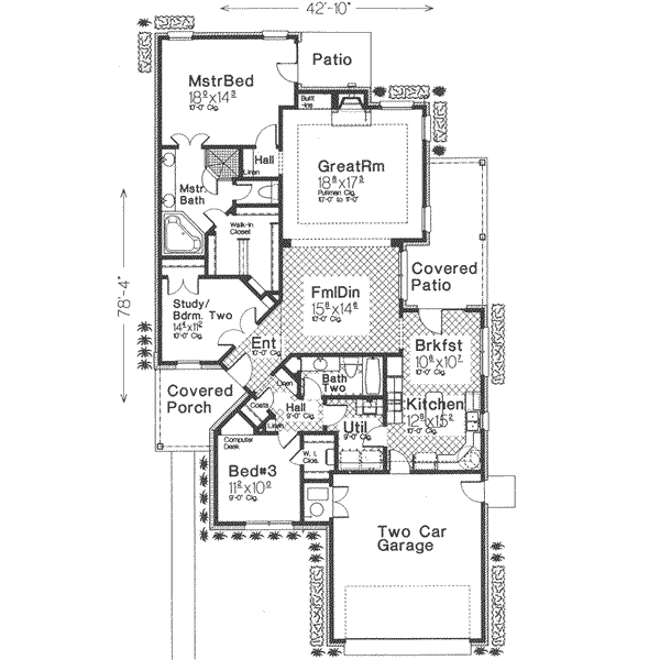 main floor house blueprint