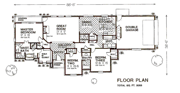 main floor house blueprint