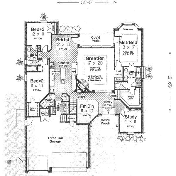 main floor house blueprint