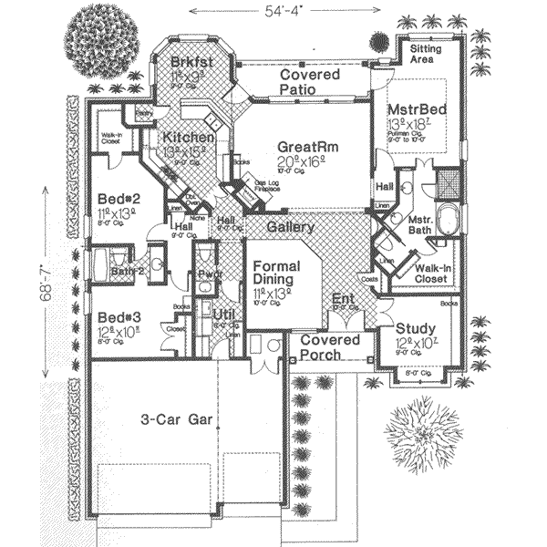 main floor house blueprint