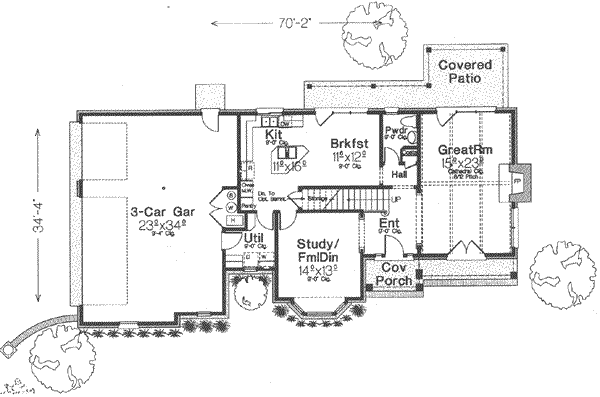 main floor house blueprint