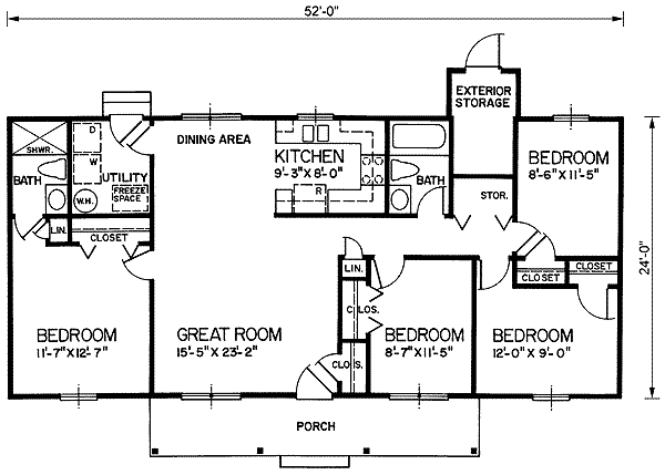 main floor house blueprint