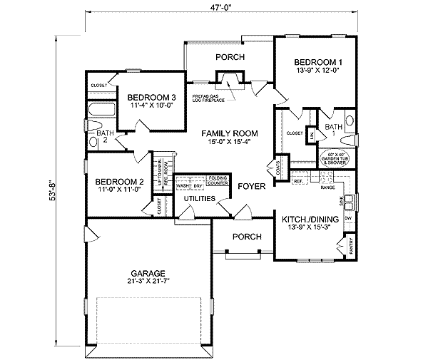 main floor house blueprint