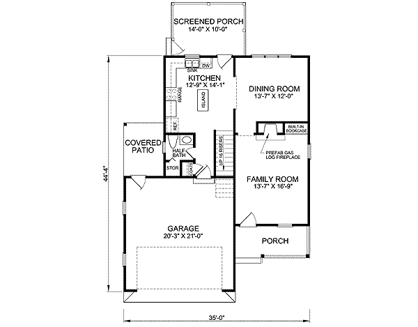 main floor house blueprint