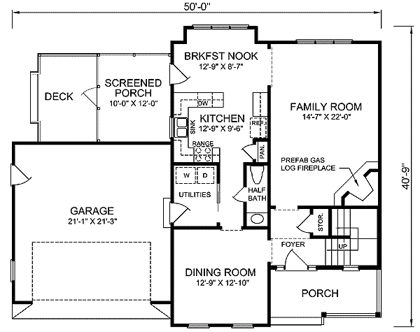 main floor house blueprint