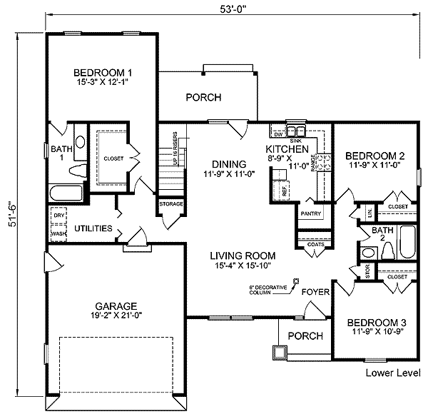 main floor house blueprint