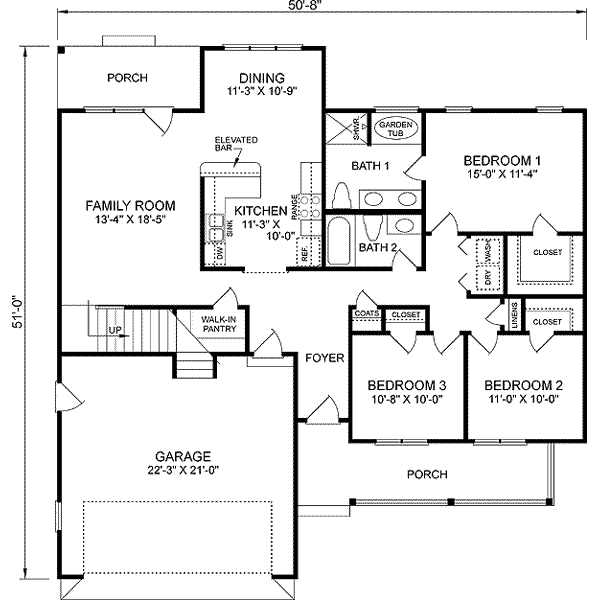 main floor house blueprint