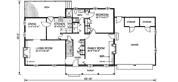main floor house blueprint