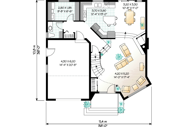 main floor house blueprint
