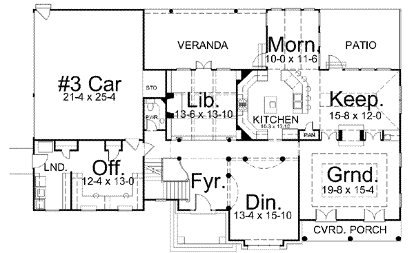 main floor house blueprint