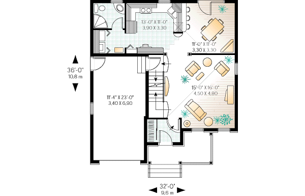 main floor house blueprint