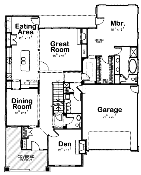main floor house blueprint