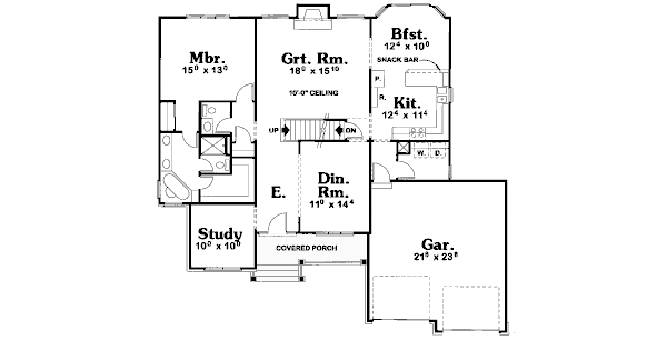 main floor house blueprint