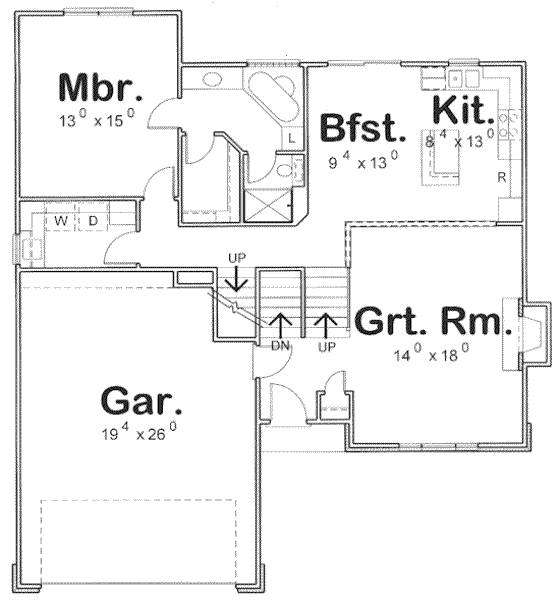 main floor house blueprint