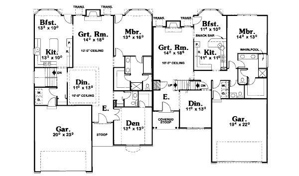 main floor house blueprint