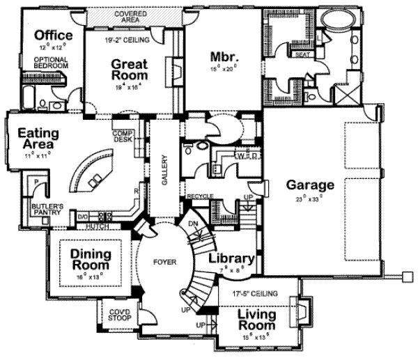 main floor house blueprint