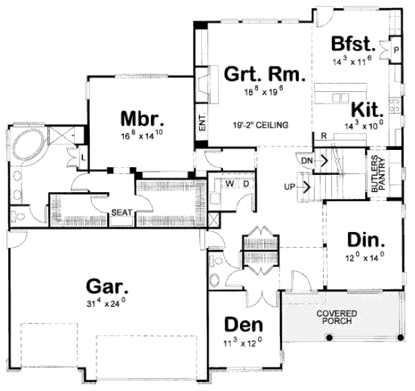 main floor house blueprint