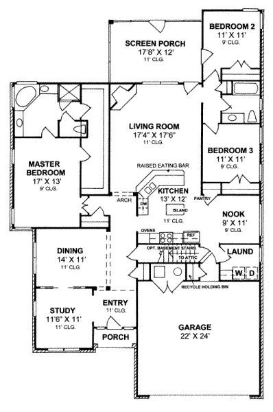 main floor house blueprint