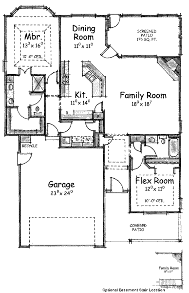 main floor house blueprint