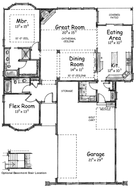 main floor house blueprint