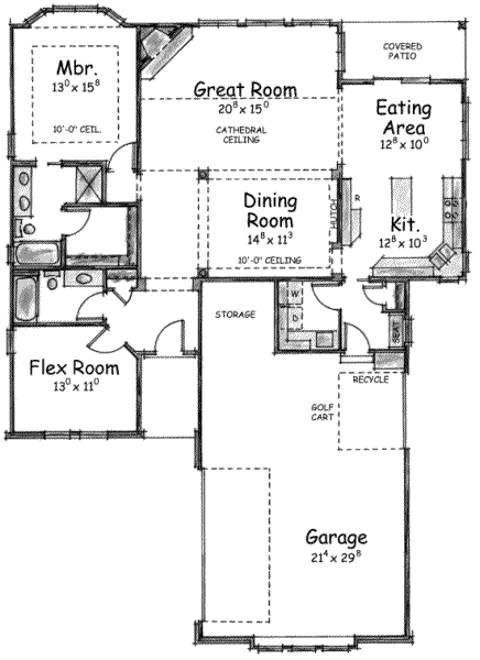 main floor house blueprint