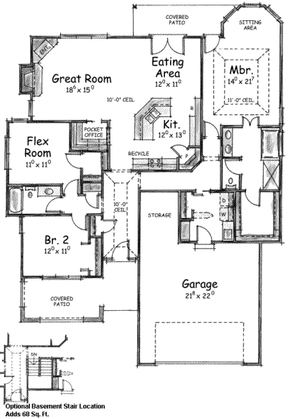 main floor house blueprint