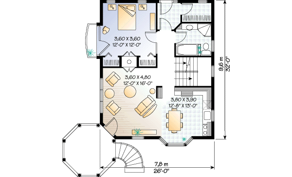 main floor house blueprint