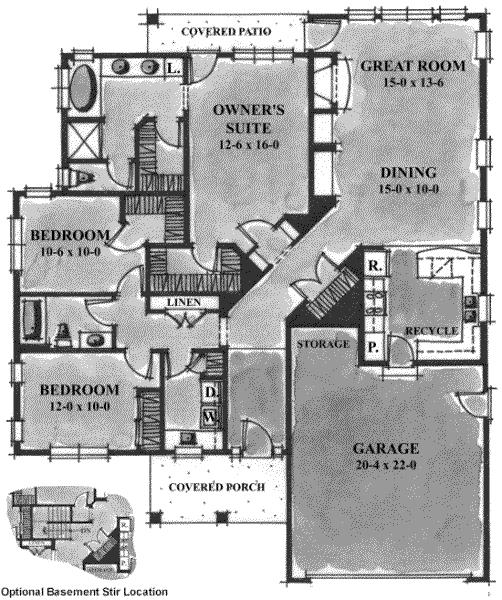 main floor house blueprint